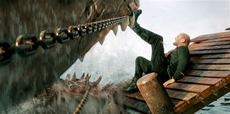 Movie Review: Spoiler alert! Jason Statham jumps even bigger sharks in ‘Meg 2.’ (Also, dinosaurs)